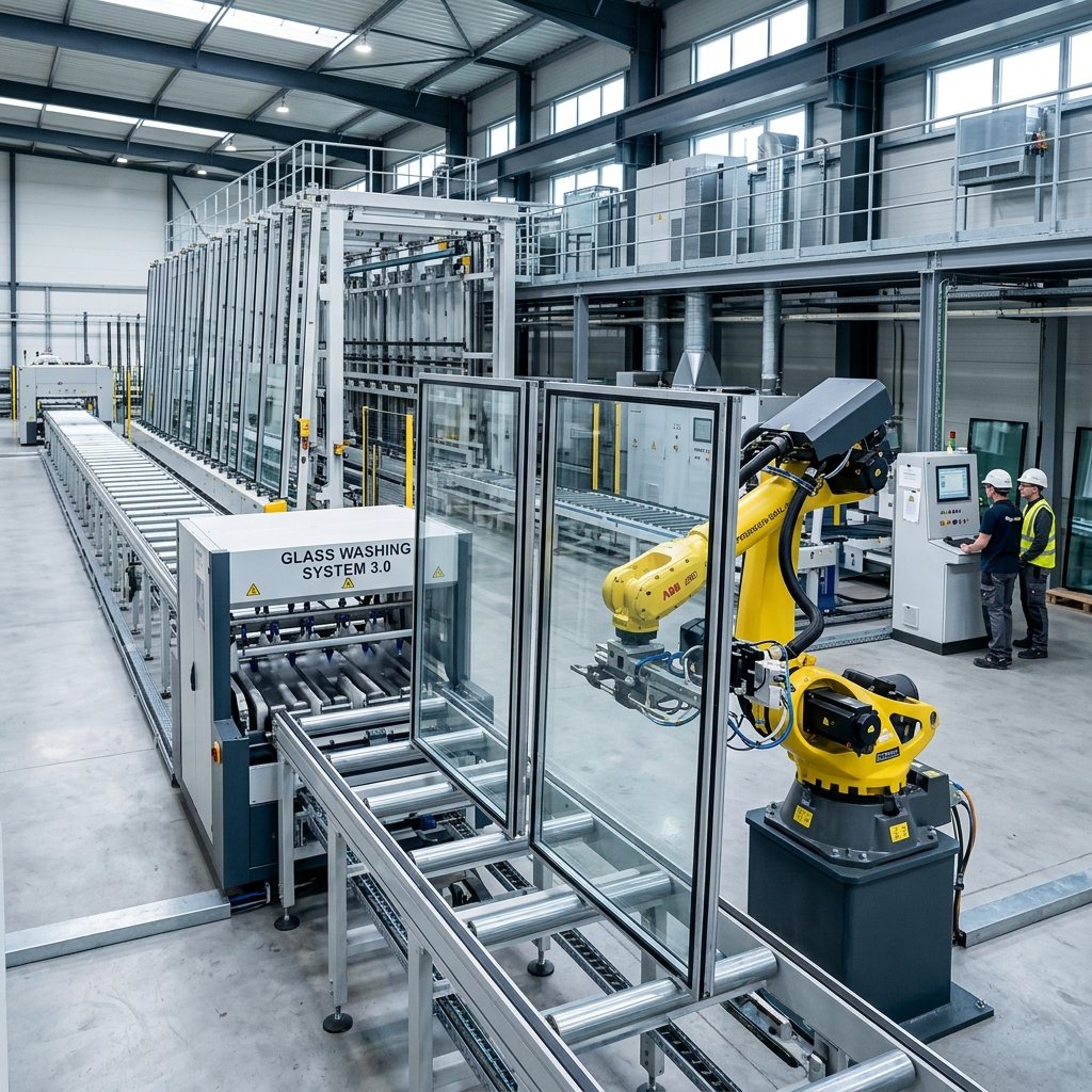 Automated Glass Double Glazing Line